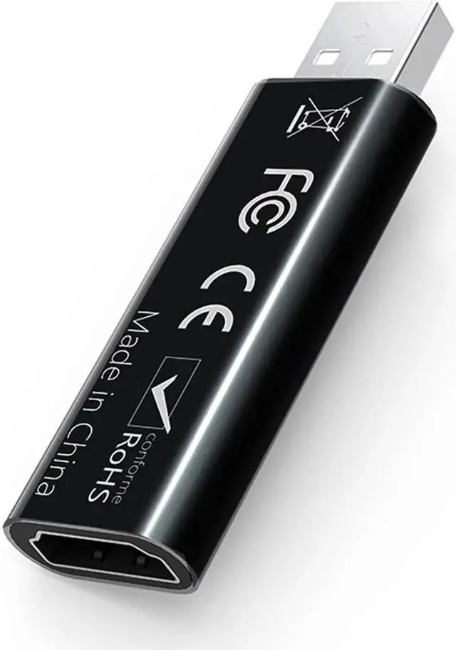 Alt view image 6 of 6 - Aomoproing Video Capture Card USB Video Grabber Record Card for Live Stream Broadcast Card Game Capture Card