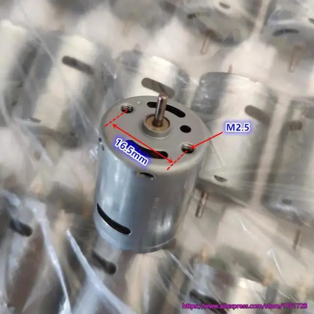 Alt view image 4 of 4 - Aomoproing large power 370 DC motor RK-370SD-5028 3.7V 6V 7.4V high speed 38500rpm carbon brush motor~