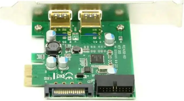 Alt view image 2 of 5 - USB3.0 PCI Express Card PCI-E to USB3.0 Converter Adapter with 20Pin Connector