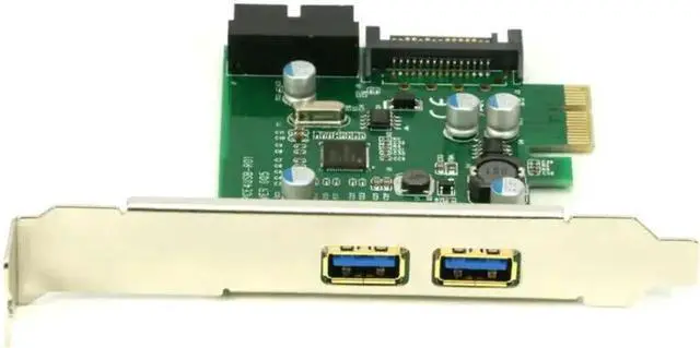 Alt view image 3 of 5 - USB3.0 PCI Express Card PCI-E to USB3.0 Converter Adapter with 20Pin Connector