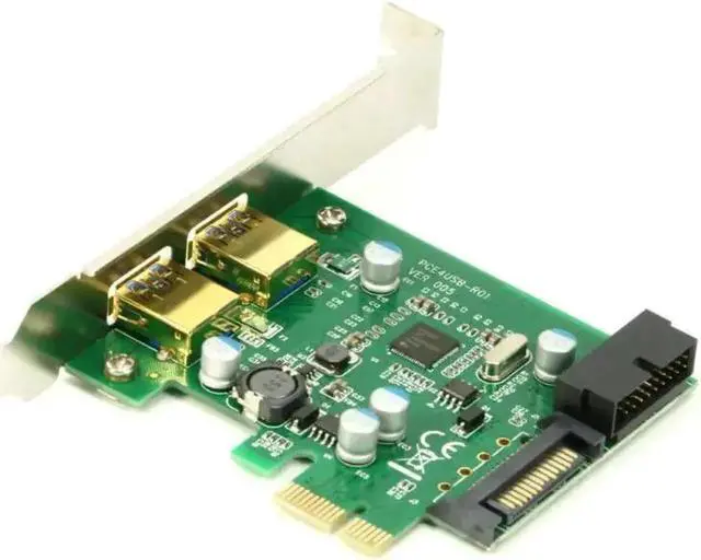 Alt view image 2 of 5 - USB3.0 PCI Express Card PCI-E to USB3.0 Converter Adapter with 20Pin Connector
