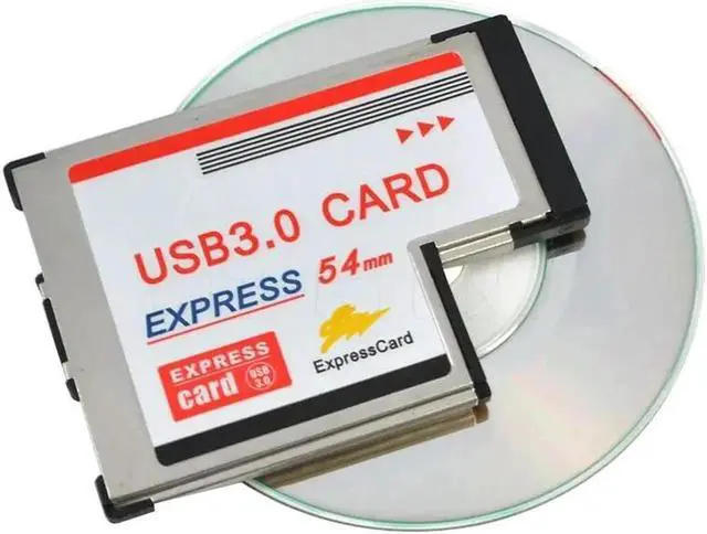 Main image of USB 3.0 PCI Express Card Adapter 5Gbps Dual 3 Ports 54mm Slot PCMCIA USB3.0 HUB Inside Converter For Laptop Notebook