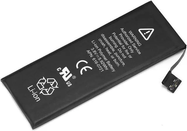 Alt view image 4 of 4 - For iPhone 5S/5C A1453 A1533 A1457 A1528 A1530 A1518 1560mAh Li-ion OEM Internal Battery Replacement