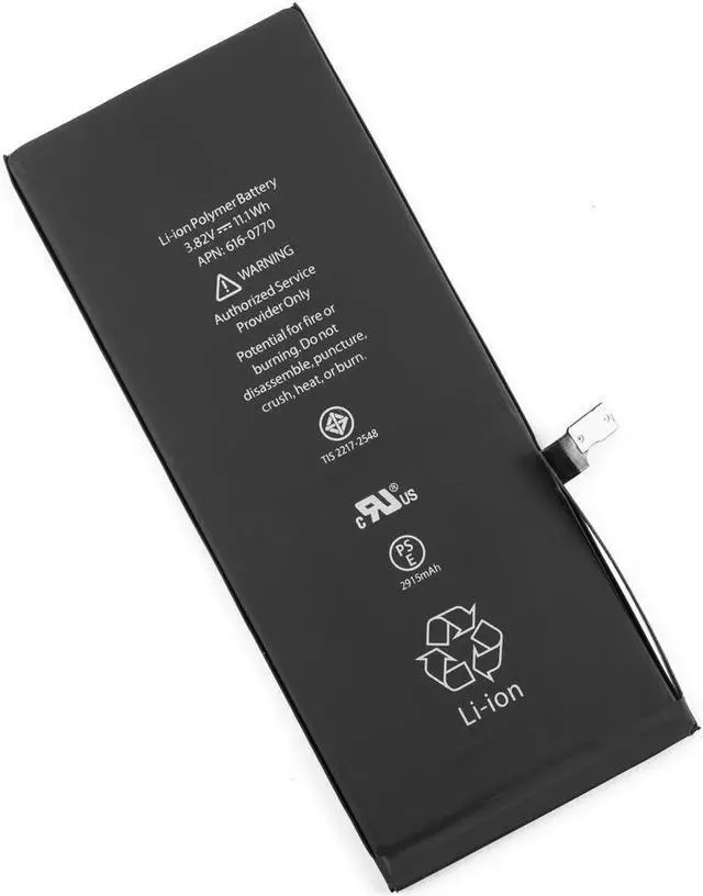 Alt view image 3 of 4 - New 3,82V 2915mAh Li-ion Internal Battery Replacement Flex Cable for OEM Quality iPhone 6 Plus 5.5''