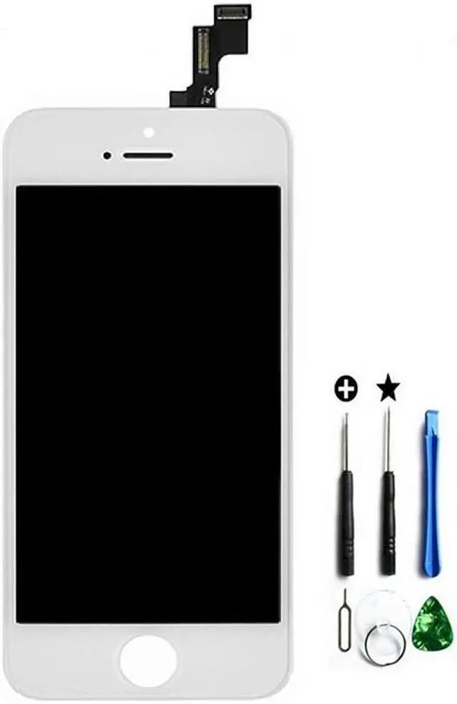 Main image of OEM Quality Display iPhone 5S & SE White Replacement LCD Touch Screen Digitizer