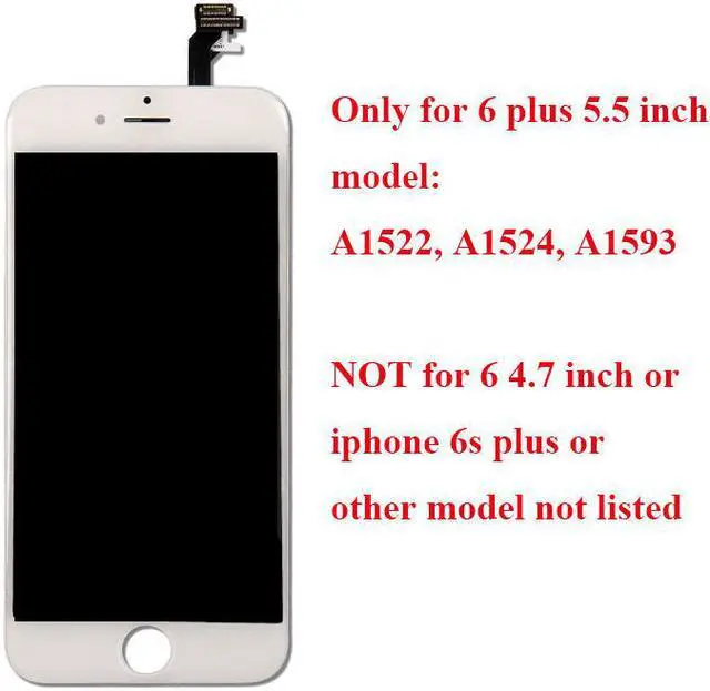 Alt view image 6 of 7 - OEM Quality iPhone 6 Plus White Replacement Display LCD Touch Screen Digitizer + Tools