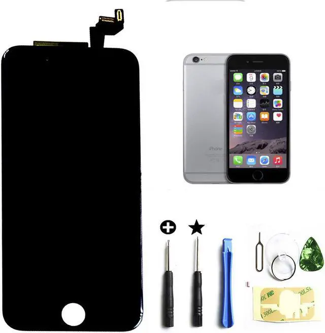Main image of New For iPhone 6S 4.7" Premium Quality Replacement Black LCD Display Screen Touch Digitizer + Tools
