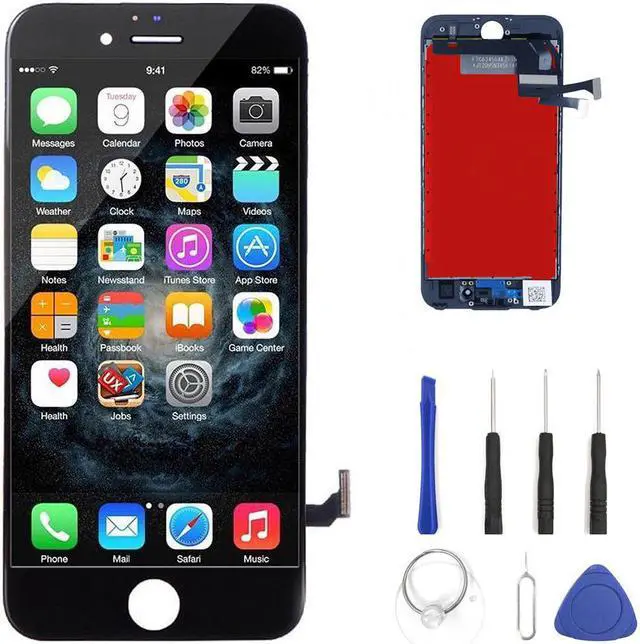 Main image of New For Premium Quality iPhone 7 4.7" Black LCD Display Touch Screen Digitizer Assembly Replacement