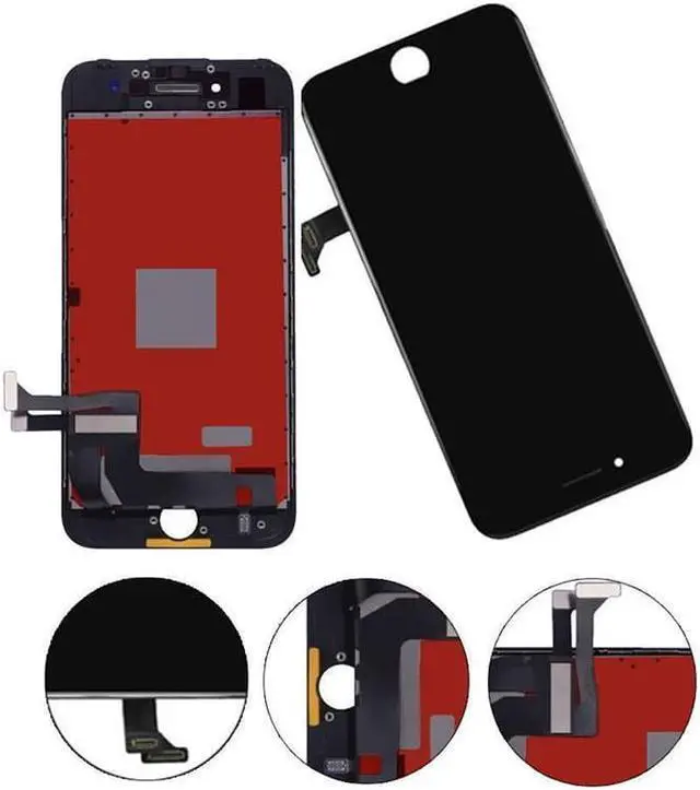 Alt view image 3 of 7 - New For Premium Quality iPhone 7 4.7" Black LCD Display Touch Screen Digitizer Assembly Replacement