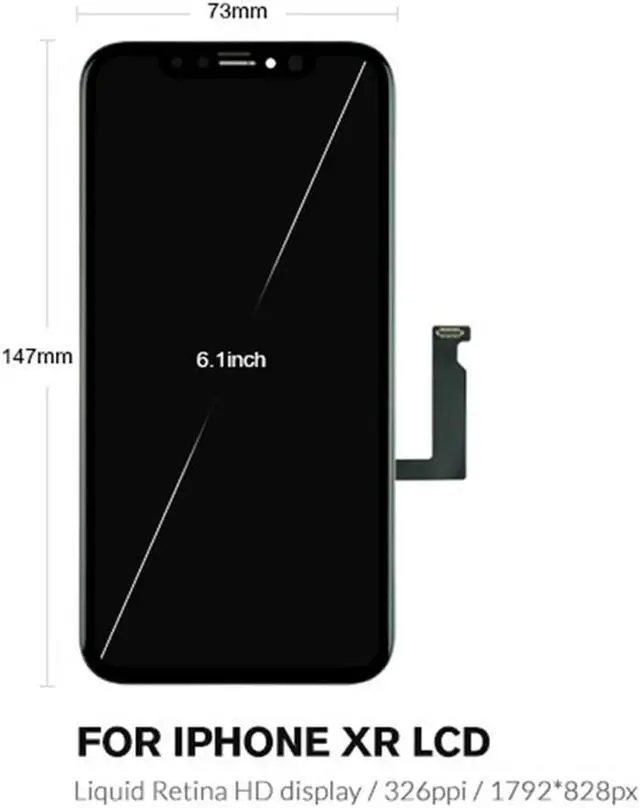 Alt view image 4 of 7 - New For Apple iphone XR LCD Touch Screen Replacement Digitizer Assembly Display OEM