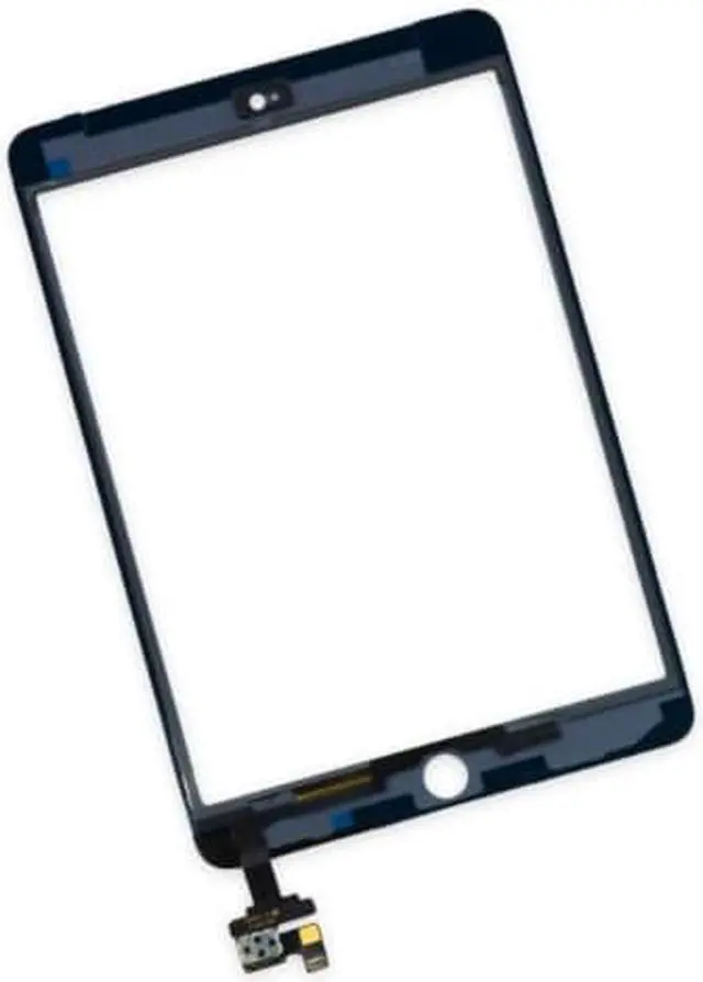 Alt view image 5 of 7 - New For iPad Mini 3 Screen Glass Touch Digitizer Replacement With Home Button White