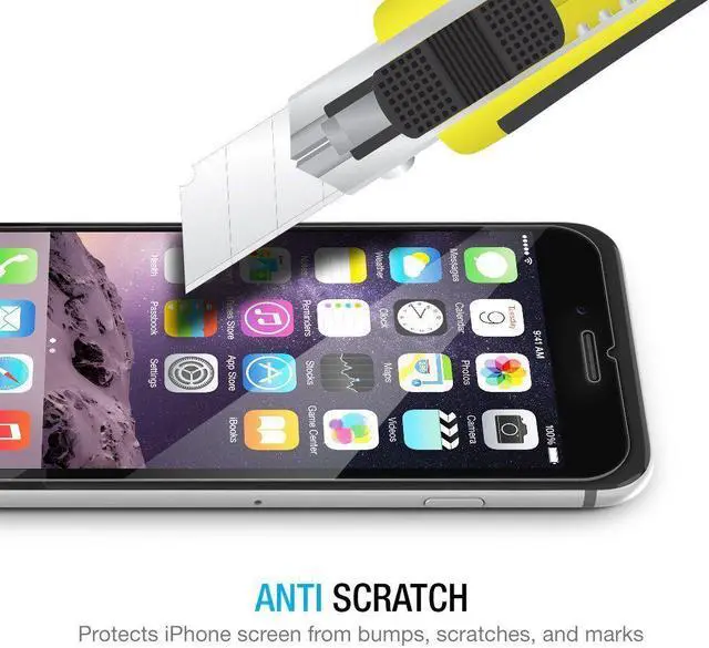 Alt view image 2 of 3 - {3-Pack} New High Quality Premium Real Tempered Glass Film Screen Protector for iPhone 6 / 6s