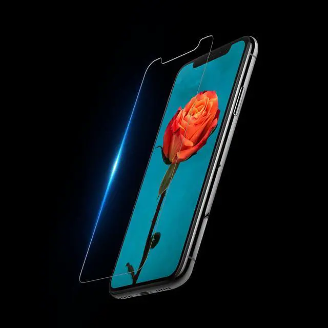 Alt view image 2 of 4 - {3-Pack} New For iPhone Xs Max Full Coverage Tempered Glass Screen Protector Cover Film