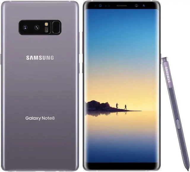 Alt view image 2 of 3 - Samsung Galaxy Note 8 SM-N950 64GB GSM Unlocked Orchid Grey