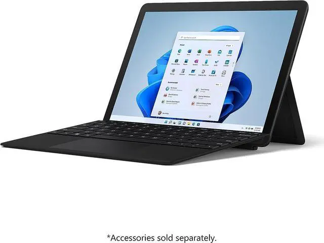 Alt view image 3 of 4 - Microsoft - Surface Go 3  10.5 Touch-Screen  Intel Pentium Gold  8GB Memory -128GB SSD - Device Only (Latest Model) - Matte Black
Tablet