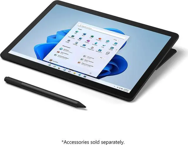 Alt view image 2 of 4 - Microsoft - Surface Go 3  10.5 Touch-Screen  Intel Pentium Gold  8GB Memory -128GB SSD - Device Only (Latest Model) - Matte Black
Tablet