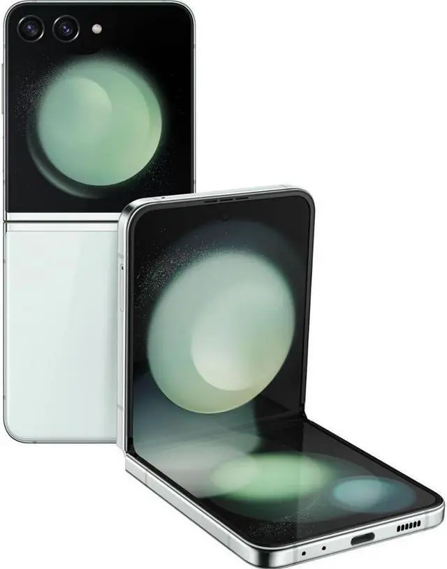 Main image of SAMSUNG Galaxy Z Flip 5 F731B Foldable Design, 5G Dual 512GB 8GB RAM Factory Unlocked for Any Carrier, GSM Global Model, Mobile Cell Phone  Mint