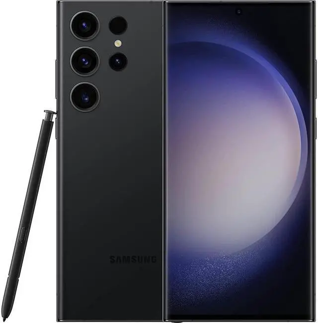 Main image of SAMSUNG Galaxy S23 Ultra Cell Phone, Factory Unlocked Android Smartphone, 512GB Storage, 200MP Camera, Night Mode, Long Battery Life, S Pen, US Version, 2023 Phantom Black