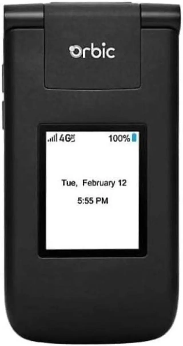 Alt view image 2 of 4 - Orbic Journey Postpaid 4G LTE 8GB Flip Phone Spectrum Unlocked - Grade A+