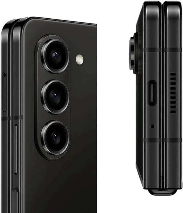 Alt view image 4 of 4 - SAMSUNG Galaxy Z Fold 5 Cell Phone, AT&T Android Smartphone, 256GB , Big 7.6 Screen for Streaming, Gaming, Phantom Black - Excellent