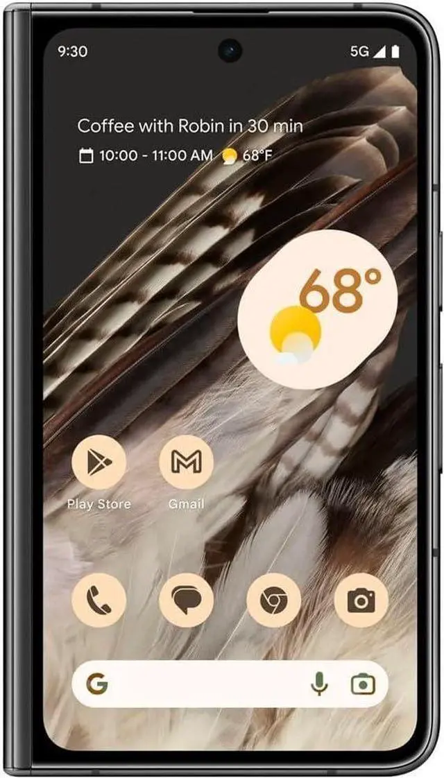 Alt view image 4 of 5 - Very Good! OEM Unlocked Google Pixel Fold 256GB 12GB RAM 7.6'' Black - Grade A