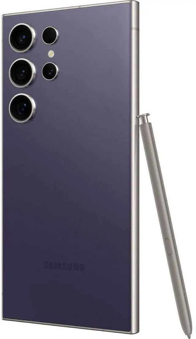 Alt view image 4 of 5 - Samsung Galaxy S24 Ultra 256GB ROM + 12GB RAM (GSM | CDMA) Factory Unlocked 5G Smartphone (Titanium Violet) - Grade A+