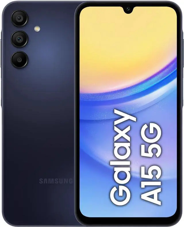 Main image of Samsung Galaxy A15 5G (TracFone) 64GB 4GB RAM 6.5'' Black SM-A156V - Excellent Condition