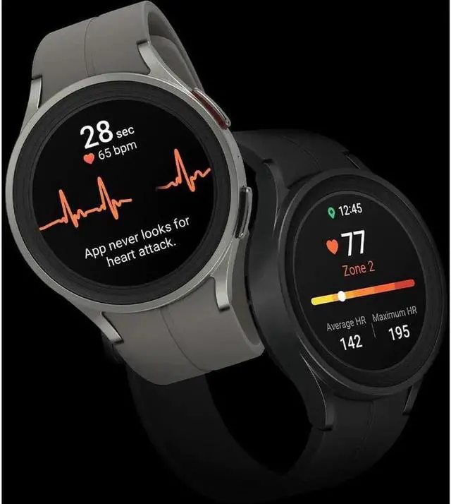 Alt view image 4 of 5 - Samsung Galaxy Watch5 Pro Titanium Smartwatch 45mm (GPS ONLY) Gray - GRADE A