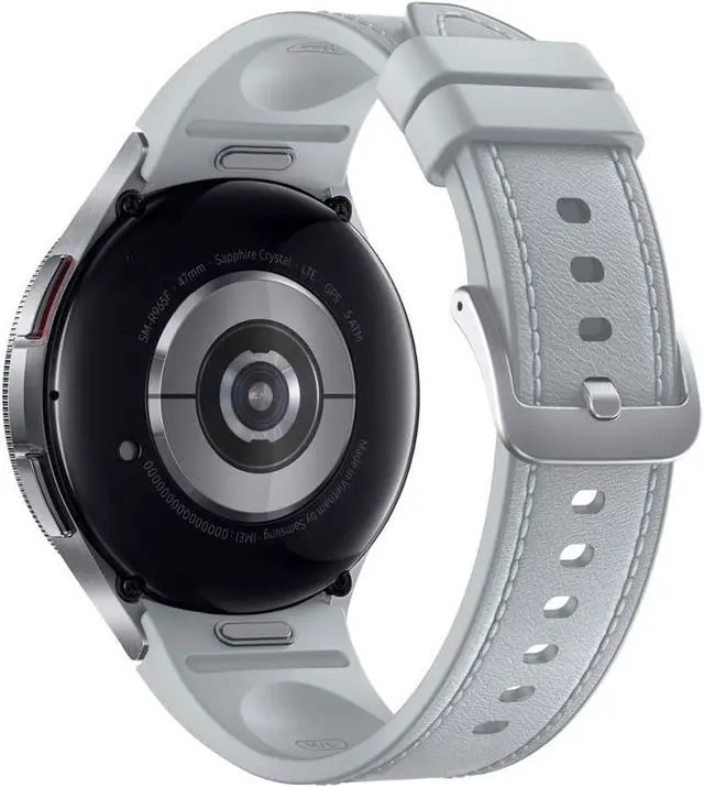 Alt view image 10 of 10 - Samsung Galaxy Watch6 Classic 47 mm Digital Touchscreen Silver