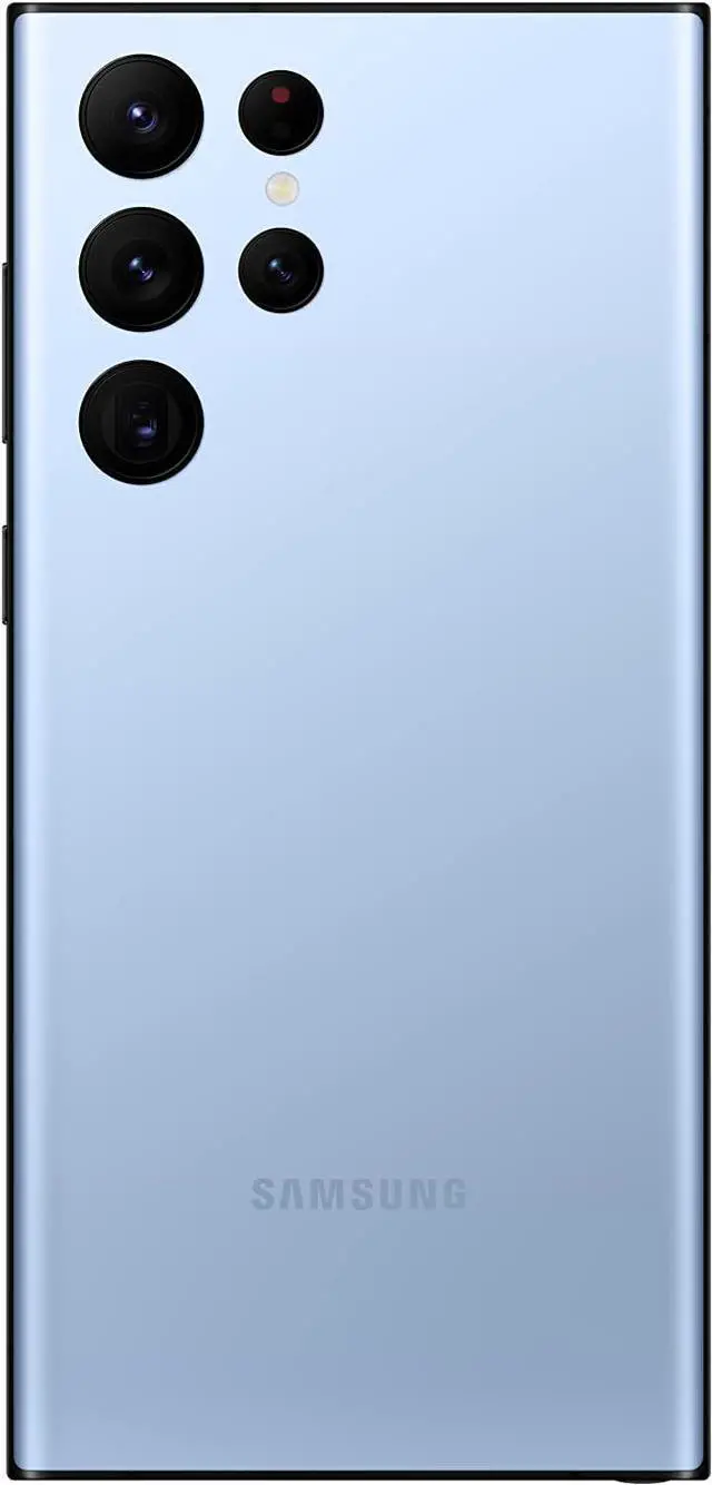 Alt view image 3 of 3 - Samsung Galaxy S22 Ultra (Unlocked) 256GB Blue SM-S908U Smartphone - Very Good