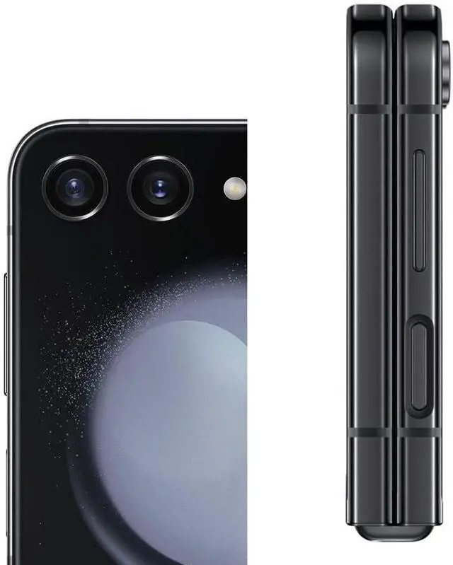 Alt view image 3 of 4 - Samsung Galaxy Z Flip5 256GB Unlocked Graphite SM-F731U - Grade B+ Good