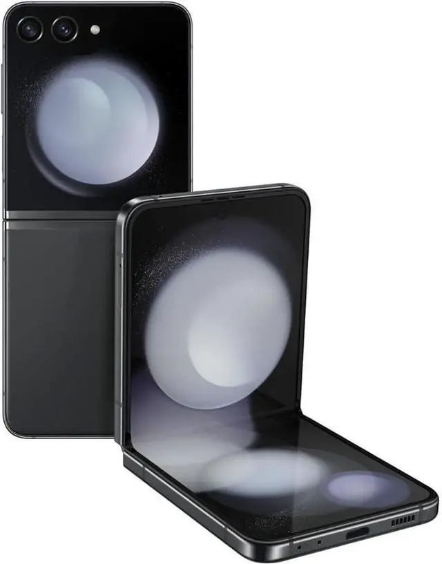 Main image of Samsung Galaxy Z Flip5 256GB Unlocked Graphite SM-F731U - Grade B+ Good