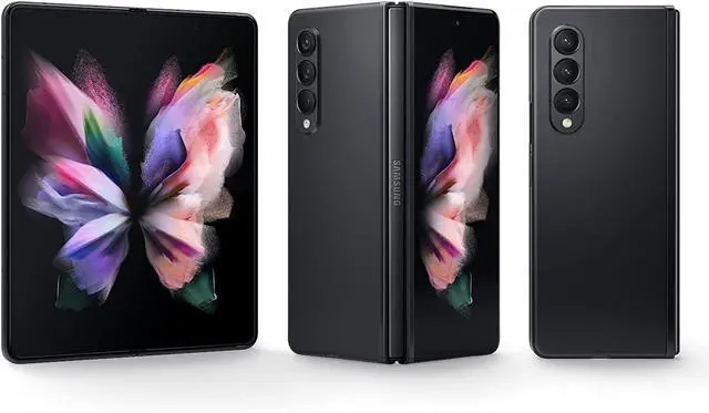 Main image of Samsung Galaxy Z Fold 3 512GB 7.6" 5G Fully Unlocked, Phantom Black - Grade A+