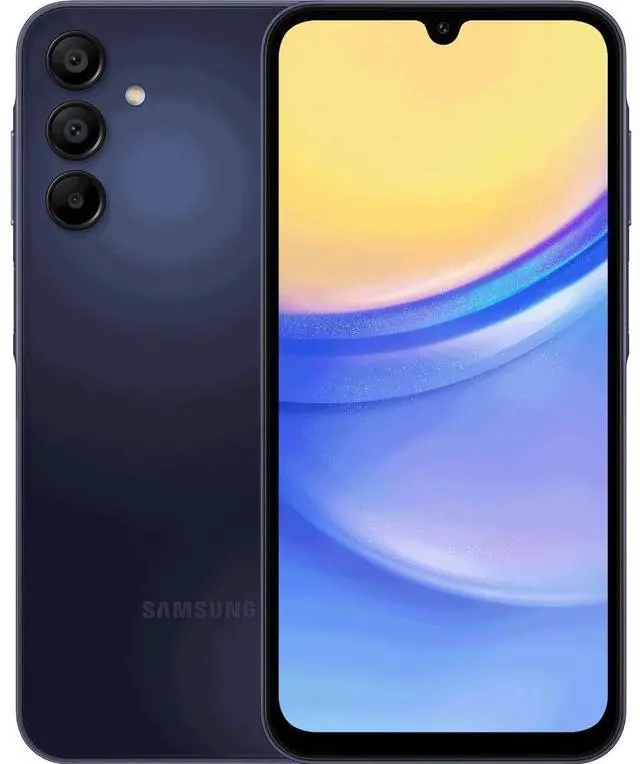 Main image of Samsung Galaxy A15 5G, 64GB + 4GB RAM, Blue Black - Locked to Verizon (Excellent)