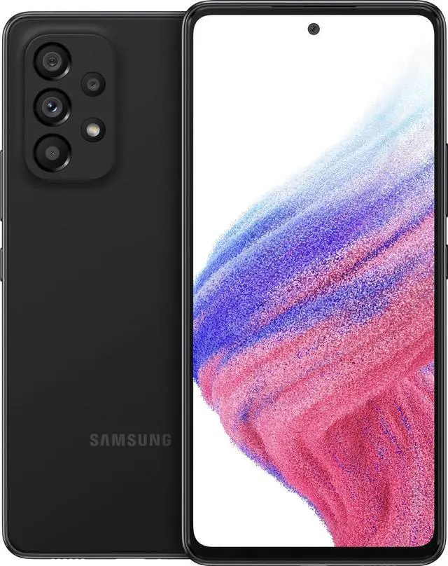 Main image of Samsung Galaxy A53 5G, 128GB, Black - Locked to Verizon (Very Good)