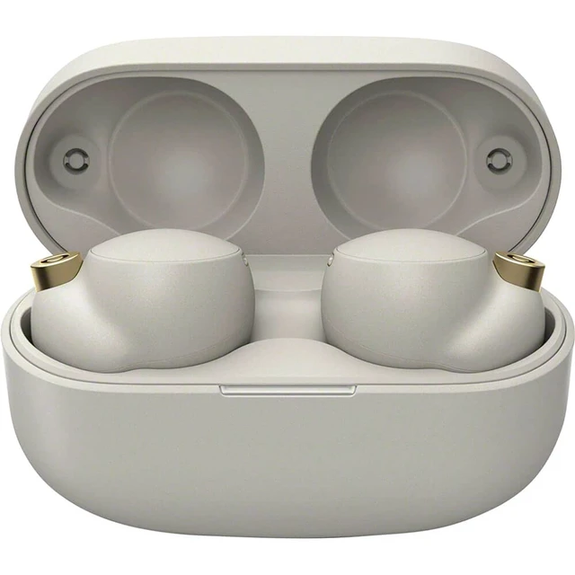 Alt view image 6 of 6 - Sony WF-1000XM4 Noise Canceling Wireless Earbud Headphones - Silver (Grade A)