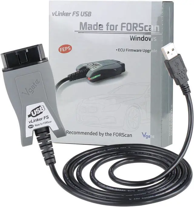 Alt view image 7 of 7 - Vgate vLinker FS ELM327 For Ford FORScan HS/MS-CAN ELM 327 OBD 2 OBD2 Car Diagnostic Scanner Interface Tools OBDII For Mazda