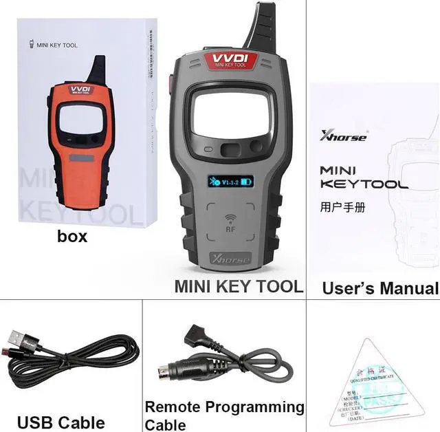 Alt view image 6 of 6 - VVDI Mini Key Tool Global Version Multi-Language No ID48 96bit No free token