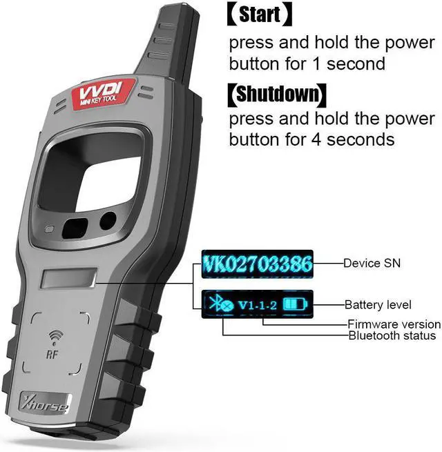 Alt view image 4 of 6 - VVDI Mini Key Tool Global Version Multi-Language No ID48 96bit No free token