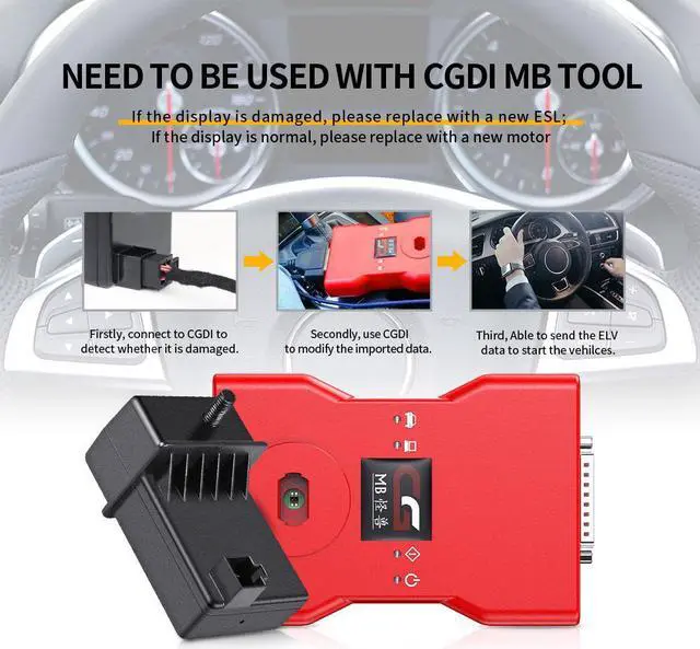 Alt view image 2 of 7 - 10pcs CGDI ELV Simulator Renew ESL for Benz 204 207 212 with CGDI MB Benz Key Programmer
