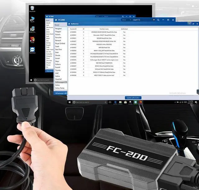 Alt view image 6 of 12 - CG FC200 ECU Programmer Full Version Support 4200 ECUs and 3 Operating Modes Upgrade of AT200