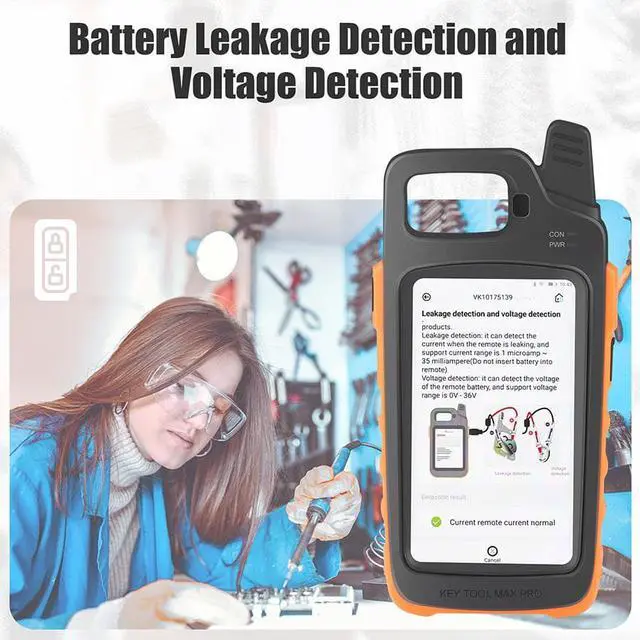Alt view image 4 of 7 - Xhorse VVDI Key Tool Max PRO Remote Programmer Combines Key Tool Max and Mini OBD Tool Functions Adds CAN FD, BMW CAS1-CAS3 IMMO
