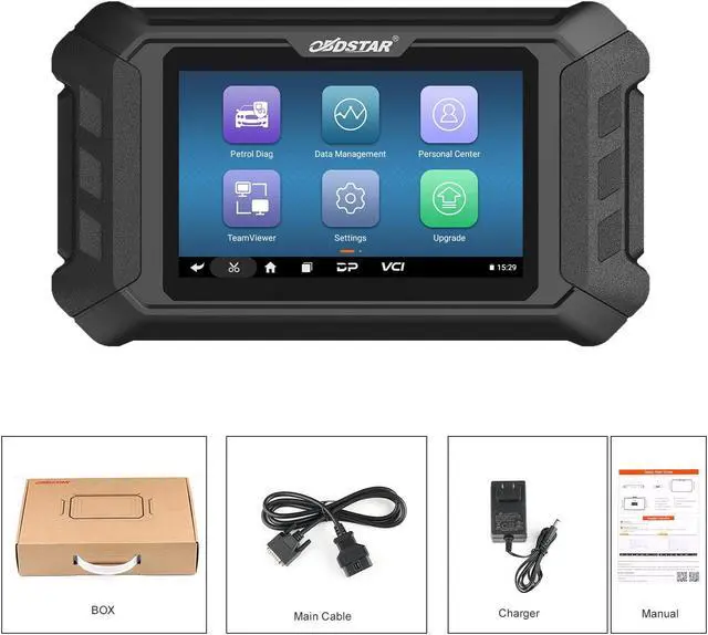 Alt view image 6 of 6 - OBDSTAR ODOMASTER Full Version Odometer Correction Tool, OBD2 Scanner Support More Vehicles than X300M+ One Year Free Update Get Free FCA 12+8 Adapter