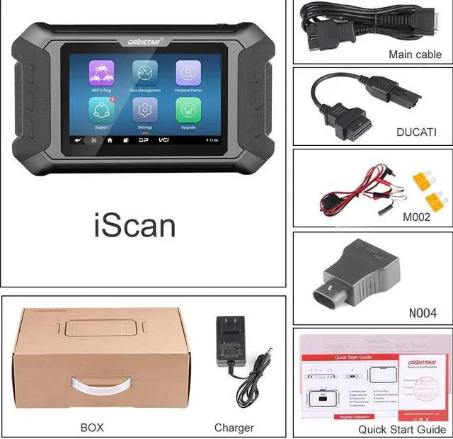 Alt view image 7 of 7 - OBDSTAR iScan DUCATI with M041 Cable Support up to 2023 Ducatis for Diagnose & Key Programming & Service Light Reset