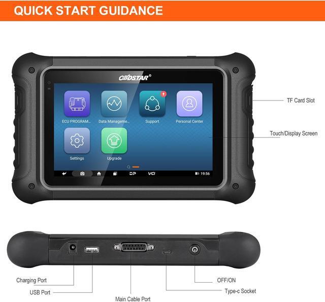 Alt view image 5 of 7 - OBDSTAR DC706 Full Version ECU Tool for Car and Motorcycle with ECM, TCM, BODY ECU Clone by OBD or BENCH - Comprehensive Automotive Solution with P003+ Compatibility