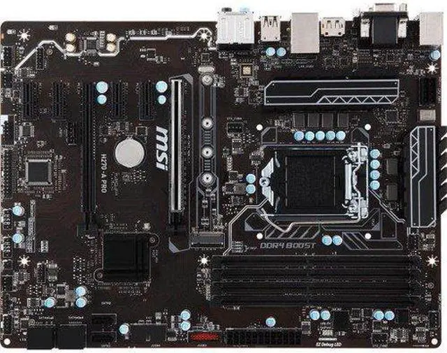 Alt view image 6 of 6 - MSI H270-A PRO LGA1151/ Intel H270/ DDR4/ 2-Way CrossFireX/ SATA3&USB3.1/ M.2/ A&GbE/ ATX Motherboard