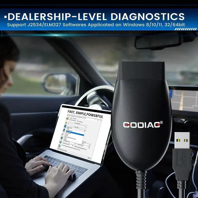 Alt view image 4 of 6 - J2534 Openport 2.0 Cable, GODIAG OBD2 USB Adapter ECU Diagnostic Tool, Flash Chip Tunning for ELM327 Tactrix ECUFLASH ODIS JLR SDD HDS