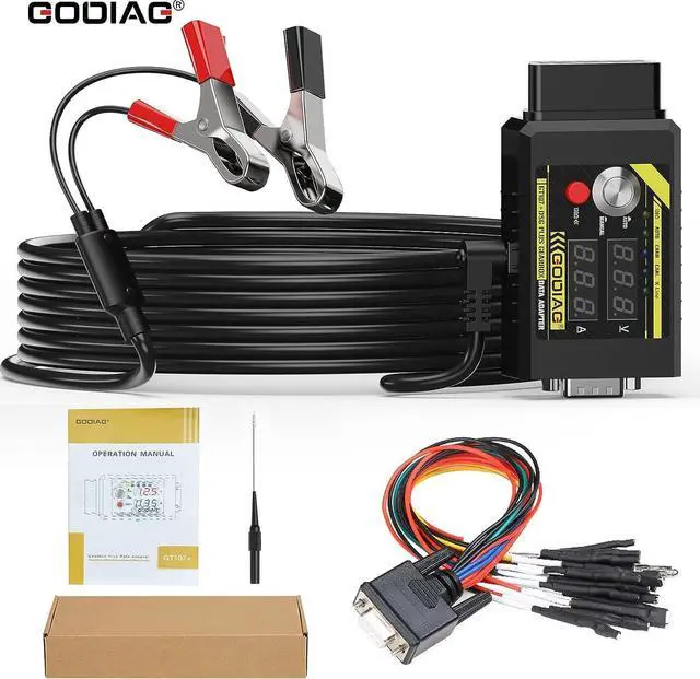 Alt view image 5 of 5 - GODIAG GT107+ DSG Plus Gearbox Data Adapter with Voltage Current Display For DQ250 DQ200 VL381 VL300 DQ500 DL501 Benz BMW