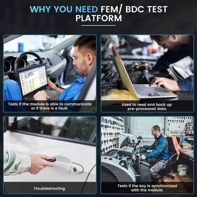 Alt view image 5 of 7 - FEM BDC Test Platform, Godiag OBD2 Diagnostic Cable, Car FEM BDC Programming Platform, Key Programmer Connector Works with Lonsdor Autel IM608 VVDI2 CGDI ACDP