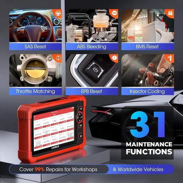 Alt view image 4 of 7 - Launch X431 CRP919X OBD2 Scanner: 2023 Bi-Directional Scan Tool with 2-Year Updates, Added TPMS &BST360, ECU Coding, CAN FD/DoIP, All System Diagnostic Scanner with 31 Services, Upgrade of CRP909X